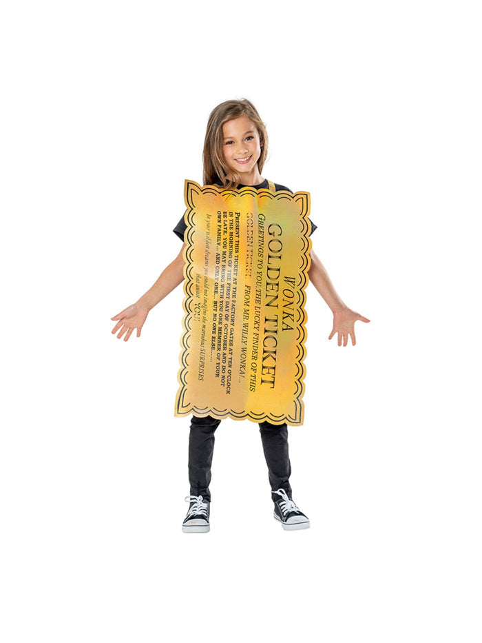 Willy Wonka - GOLDEN TICKET COSTUME