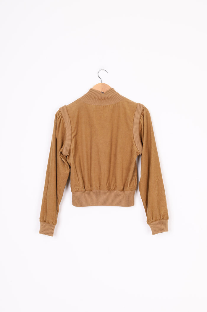 Saint Laurent Womens Brown Top Size 34