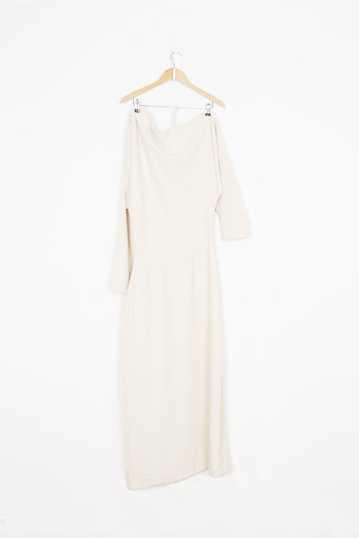 Wynn Hamlyn Womens Cream Dress Size 14
