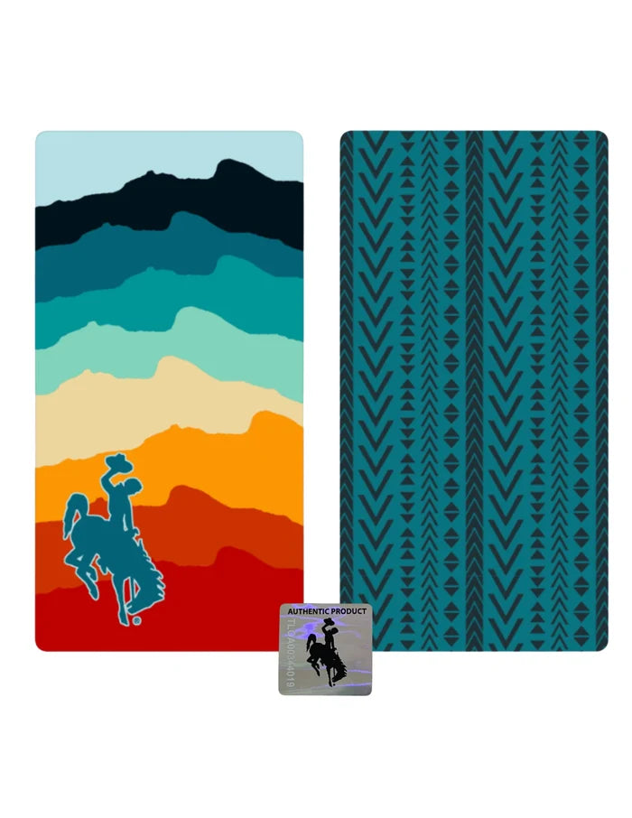 Wyoming Cowboy | Waffle Weave Microfiber Towels