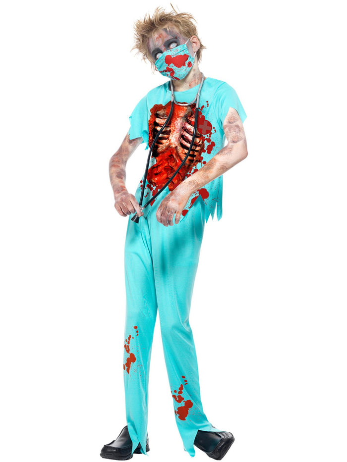 Zombie Surgeon Child Boy's Costume