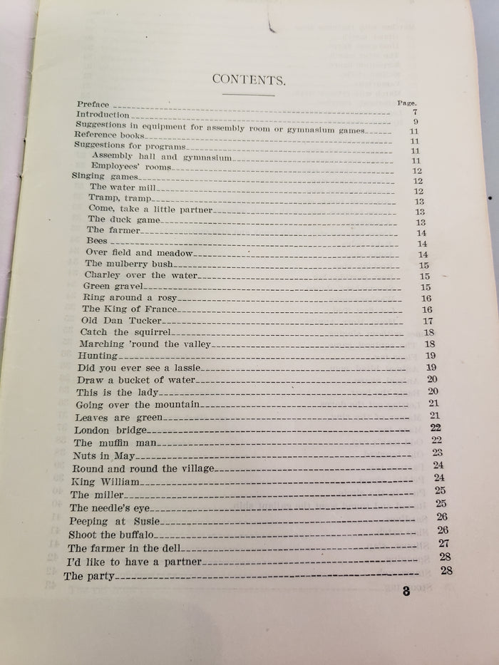 1911 Office of Indian Affairs Social Plays book