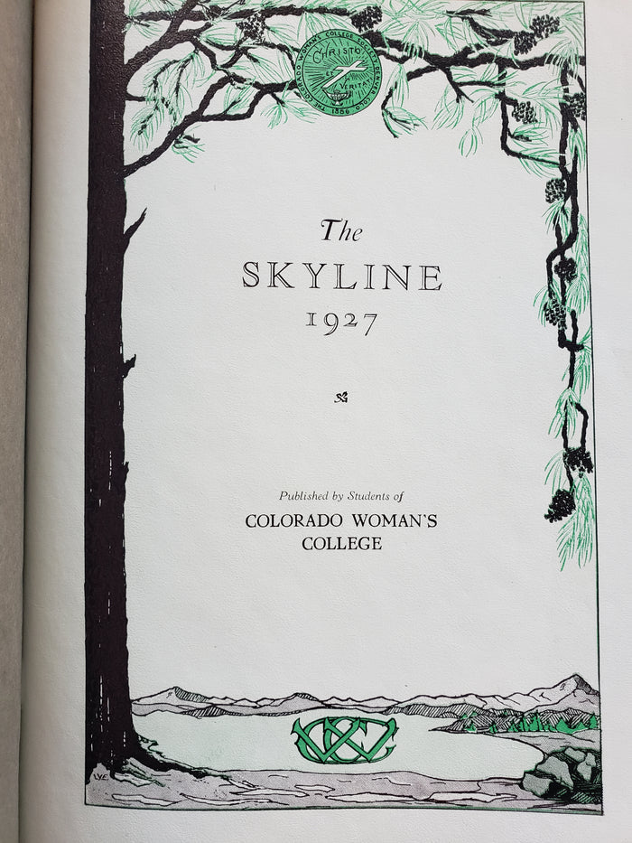1927 yearbook Colorado Woman's College "The Skyline"
