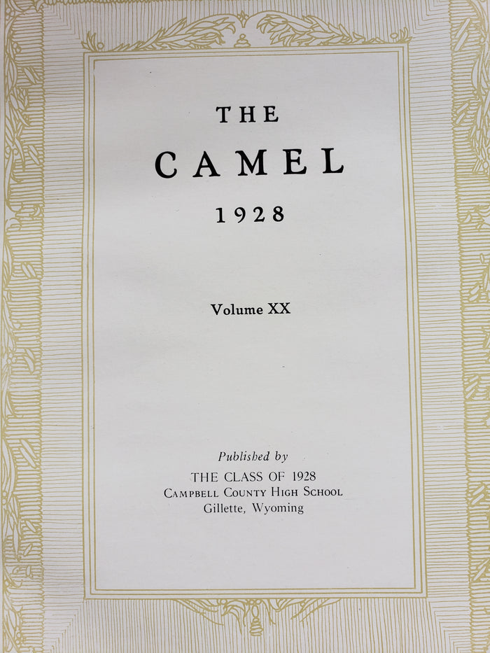 1928 CAMEL yearbook (CCHS)