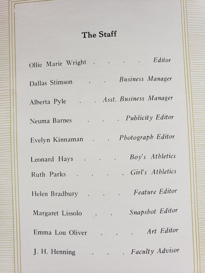 1928 CAMEL yearbook (CCHS)