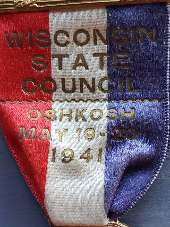 1941 Knights of Columbus Wisconsin State Council Medal
