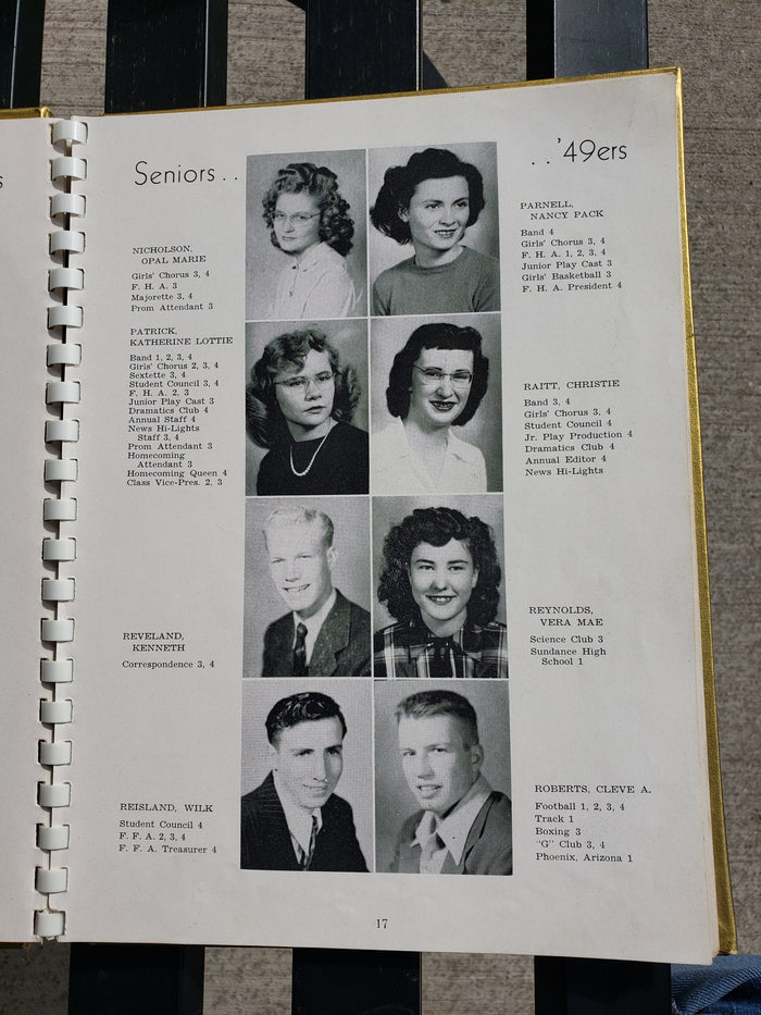 1949 CAMEL yearbook Campbell County High School Gillette Wyoming