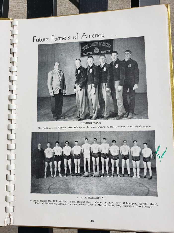1949 CAMEL yearbook Campbell County High School Gillette Wyoming