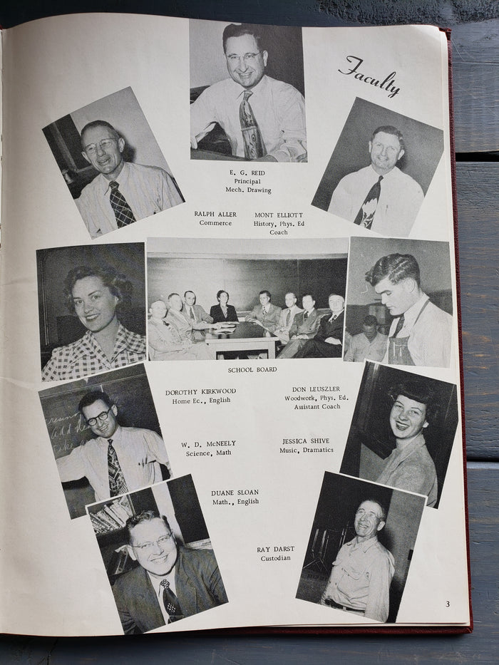 1951 Johnson High School Yearbook, Johnson, Kansas