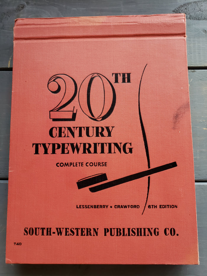 1952 20th century typewriting