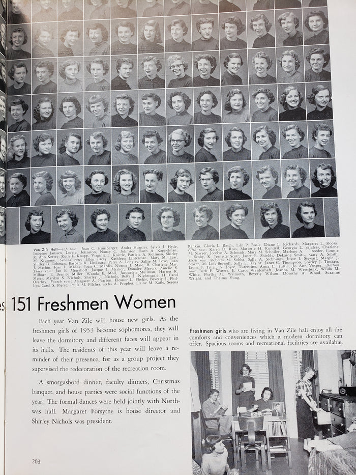 1953 Kansas State College yearbook "Royal Purple"