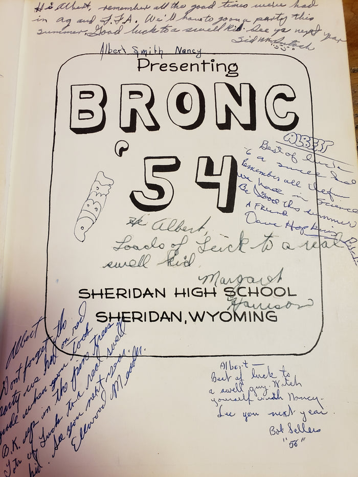 1954 Sheridan High School Yearbook