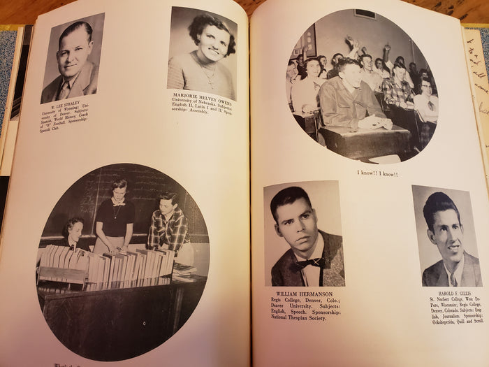 1954 Sheridan High School Yearbook