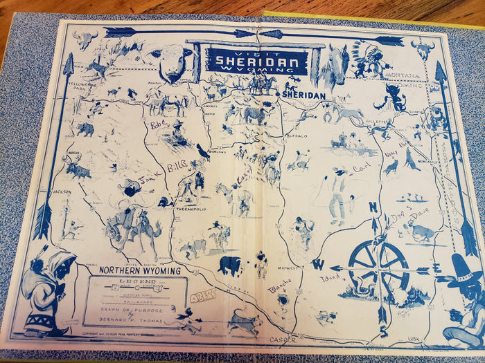 1954 Sheridan High School Yearbook