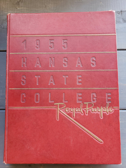 1955 Kansas State College yearbook "Royal Purple"