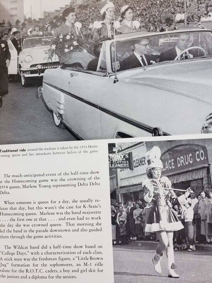 1955 Kansas State College yearbook "Royal Purple"