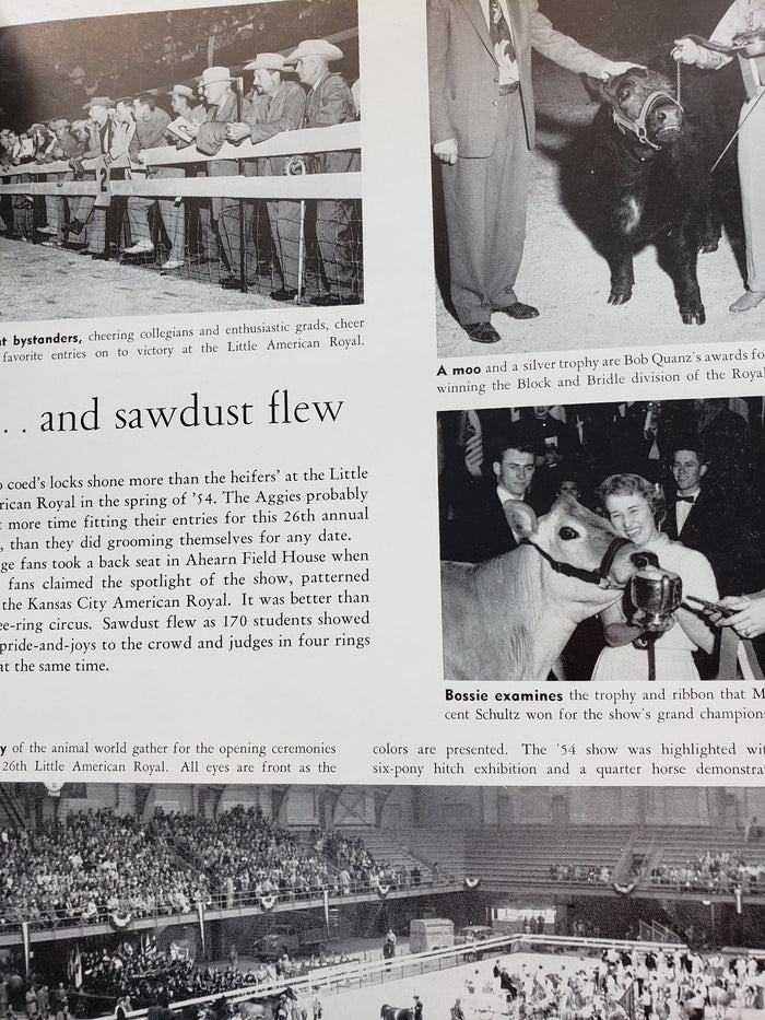 1955 Kansas State College yearbook "Royal Purple"