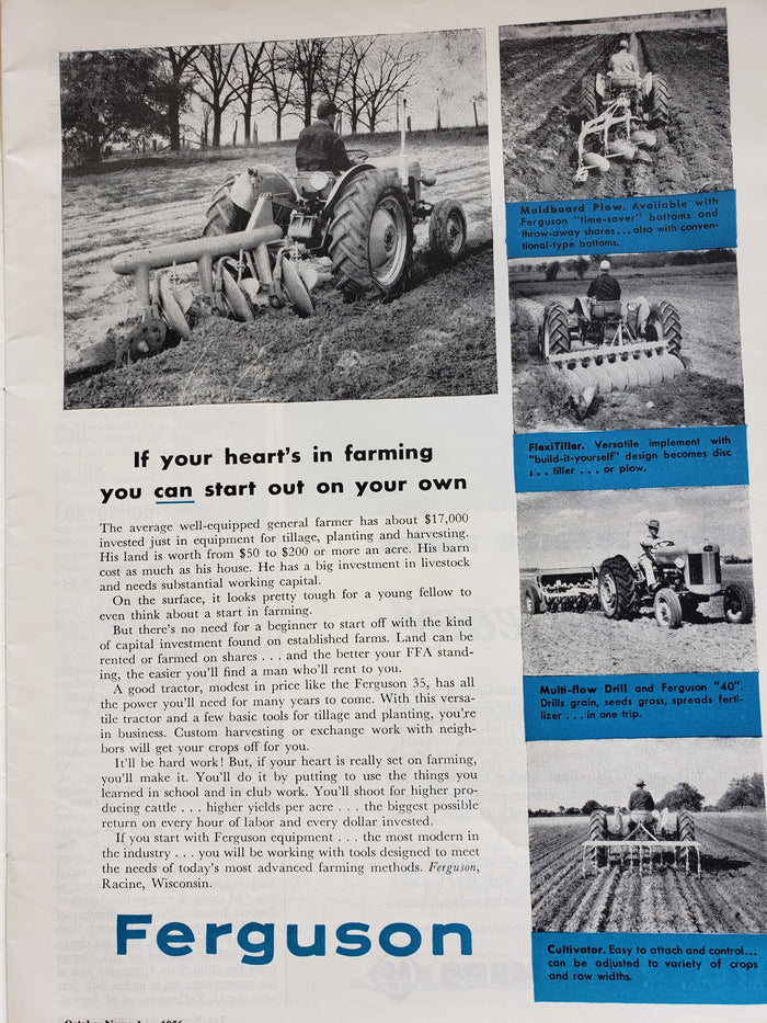 1956 Future Farmer Magazine (Oct. - Nov.)