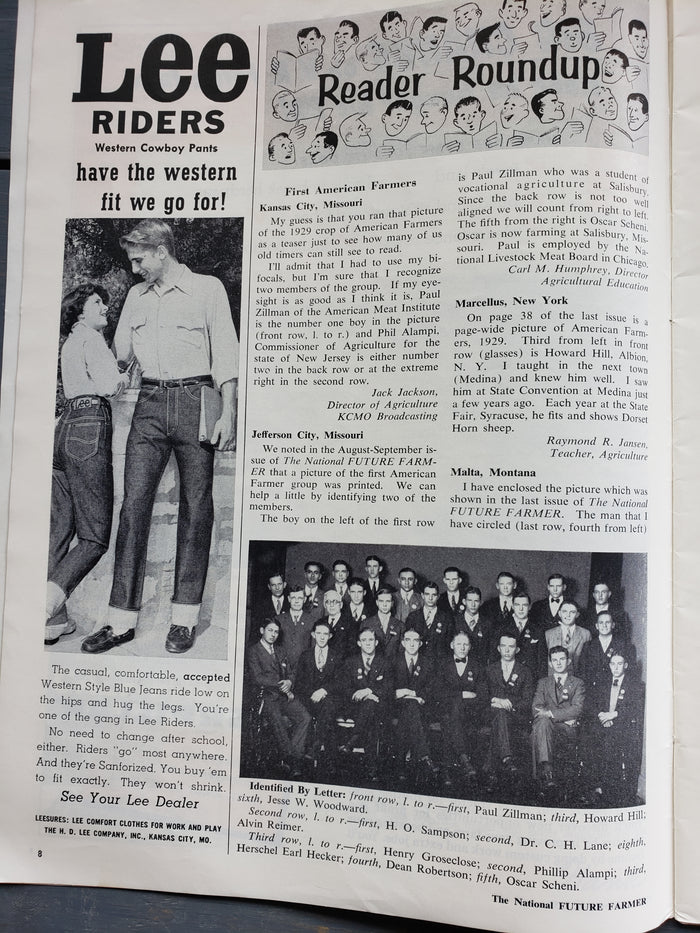 1956 Future Farmer Magazine (Oct. - Nov.)
