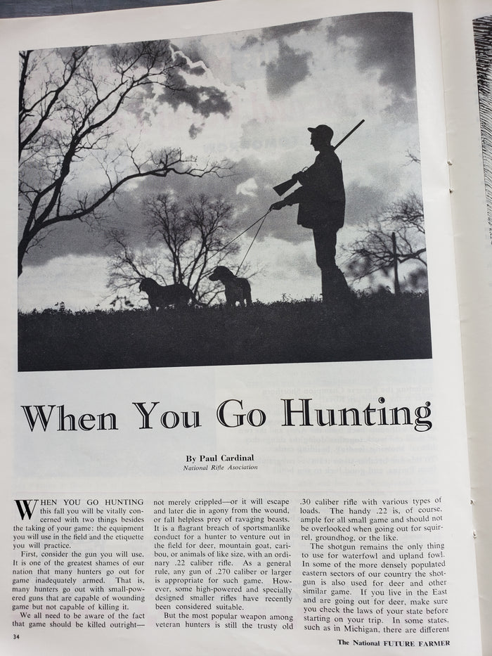 1956 Future Farmer Magazine (Oct. - Nov.)