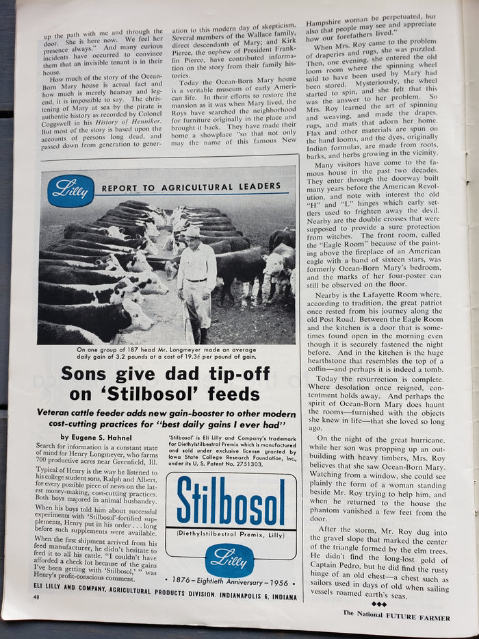 1956 Future Farmer Magazine (Oct. - Nov.)