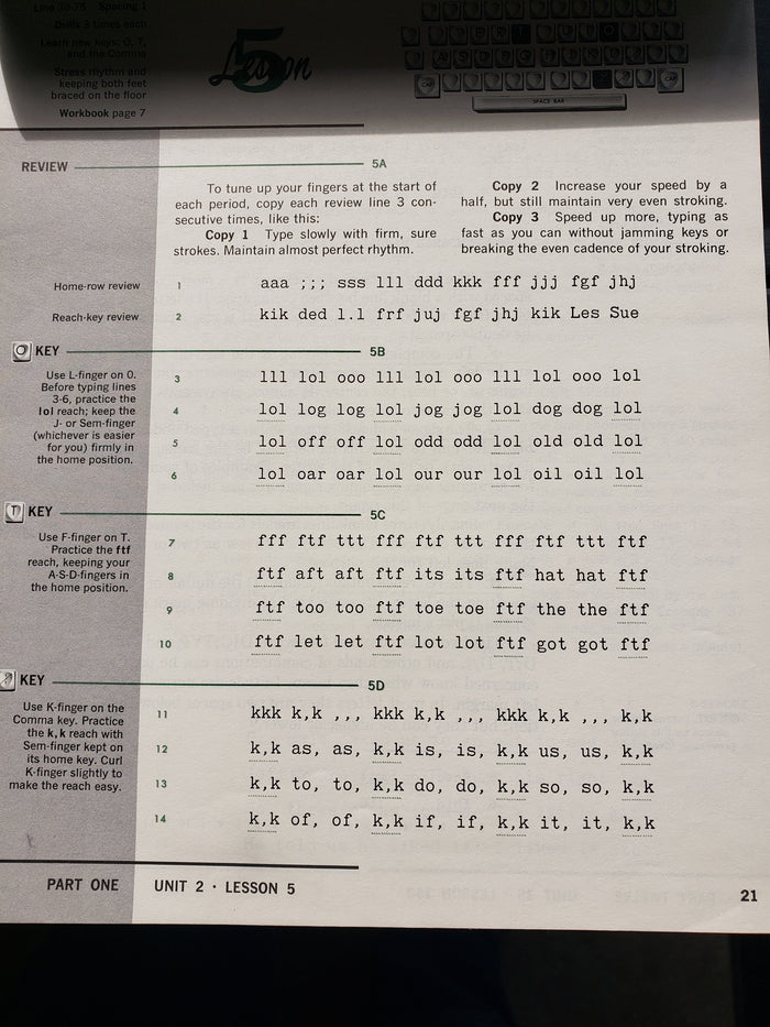 1967 Gregg General Typing 1