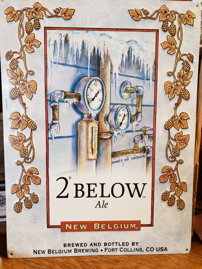 2 Below Ale sign