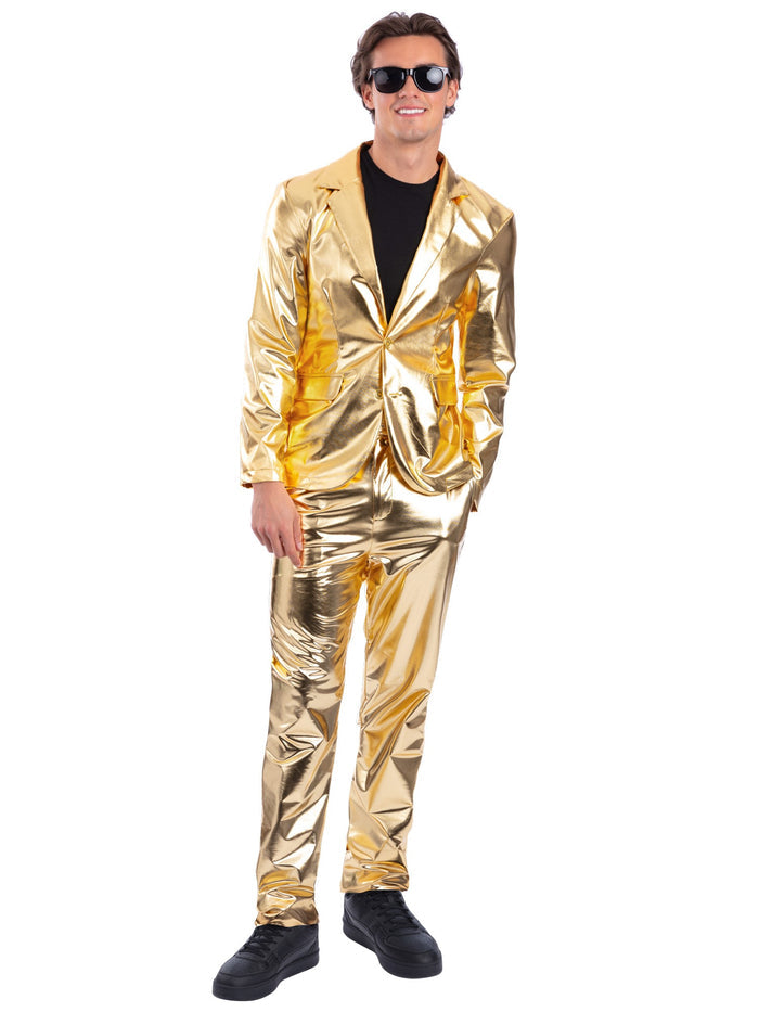 24 Carat Gold Jacket, Metallic Gold