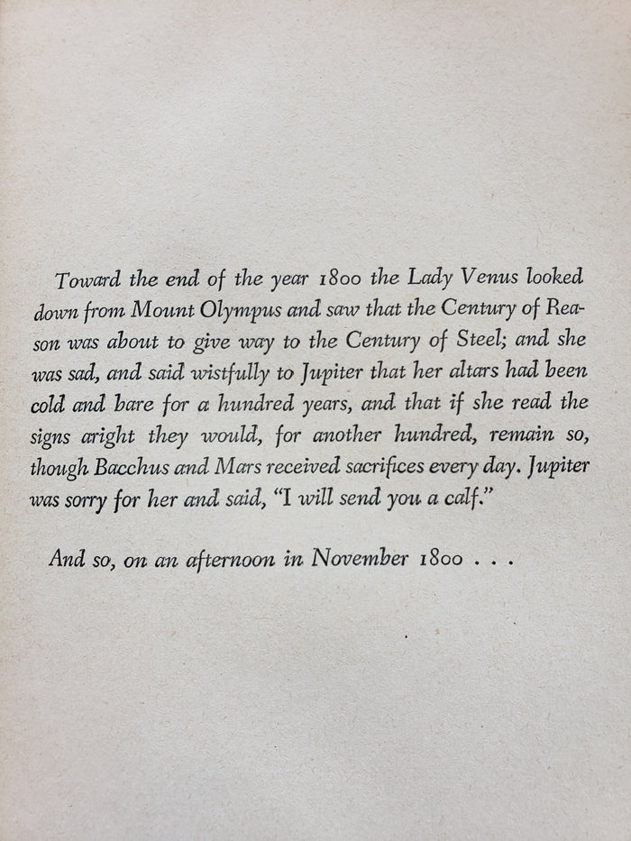 A Calf for Venus by Norah Lofts (1949)