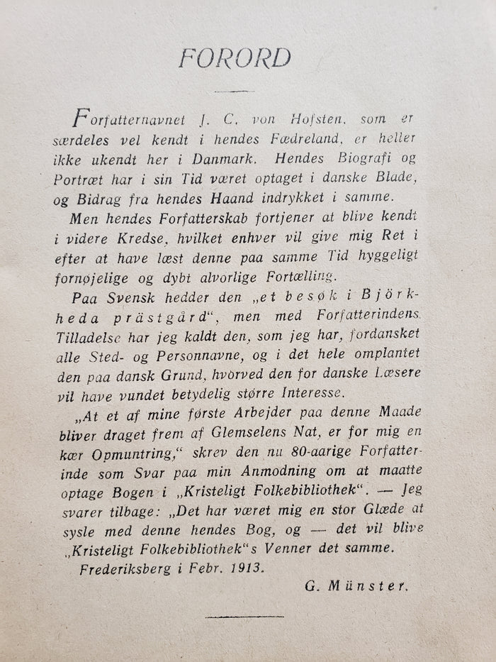 A Visit to the Old Priests, J.C. von Hofsten (1913)