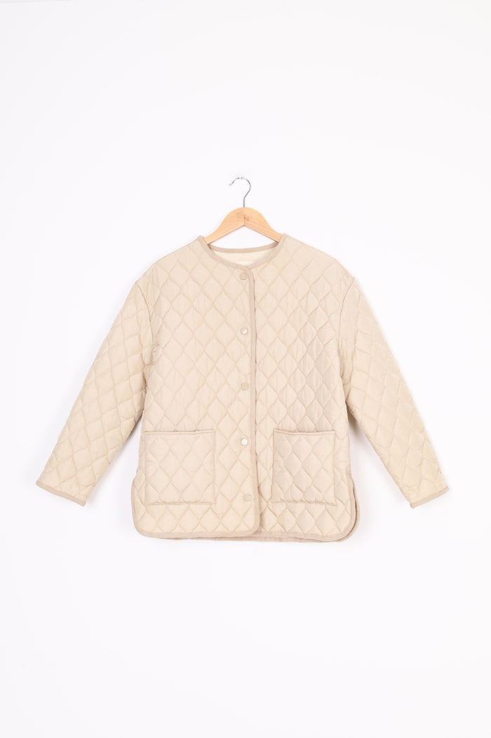 A&C Womens Beige Jacket Size S
