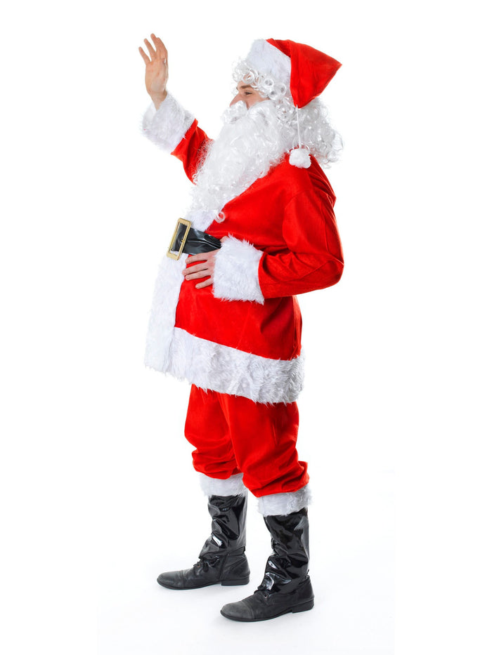 Adult 7 Piece Plush Santa Costume