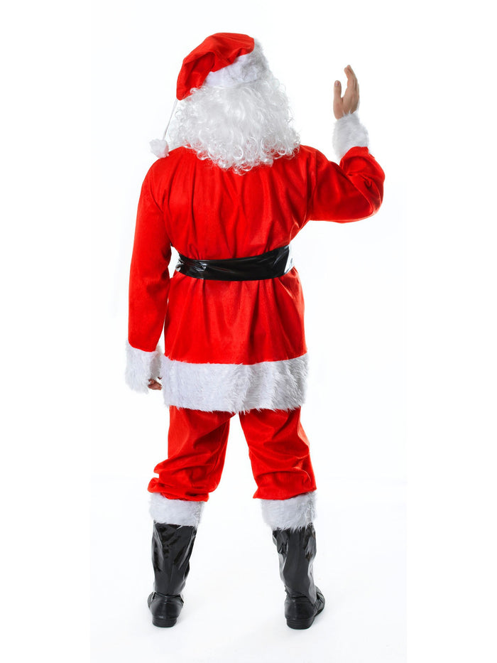 Adult 7 Piece Plush Santa Costume