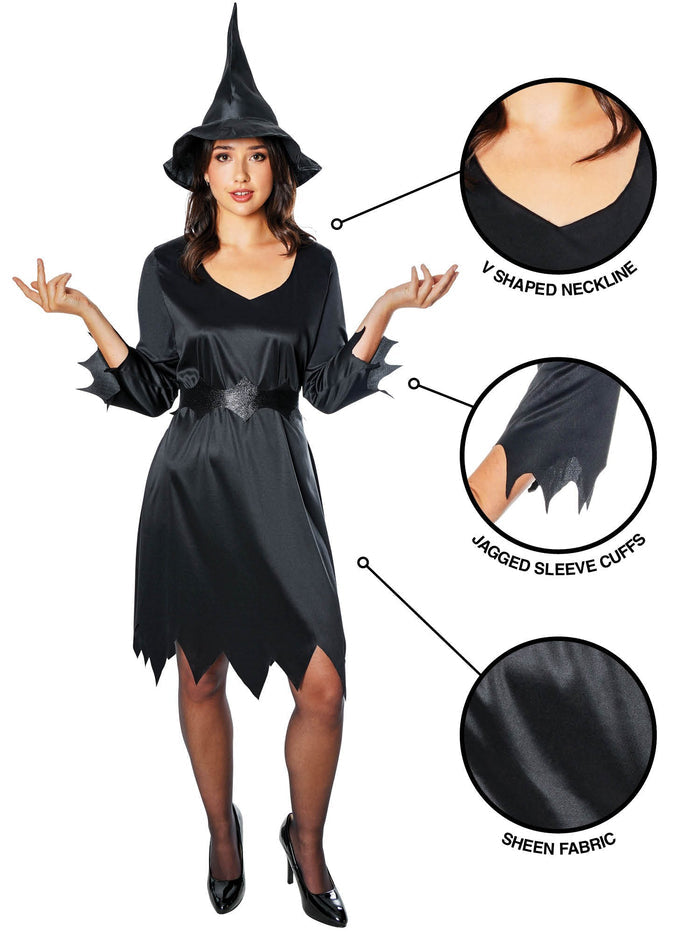 Adult Black Witch Costume