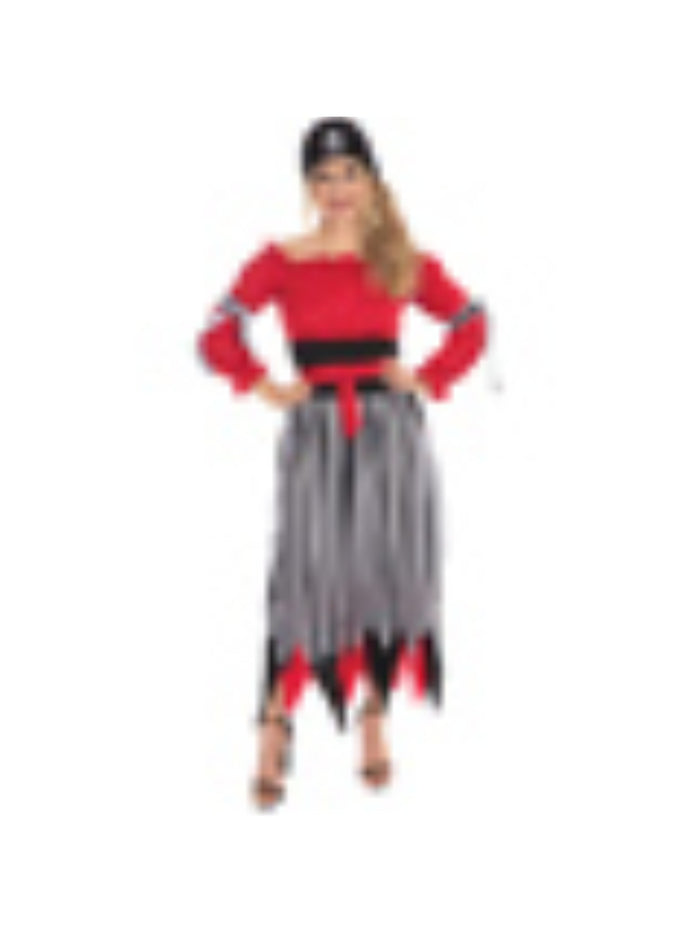 Adult Crimson Pirate Costume