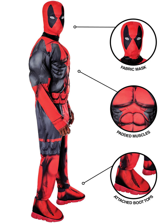 Adult Deluxe Deadpool Costume From Marvel