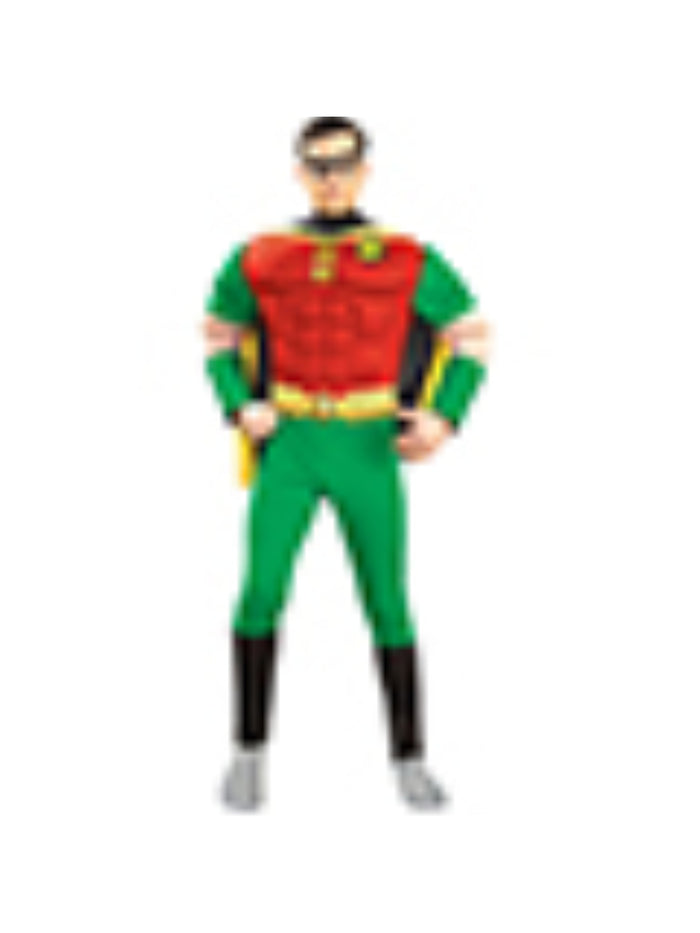 Adult Deluxe Muscle Chest Robin Costume