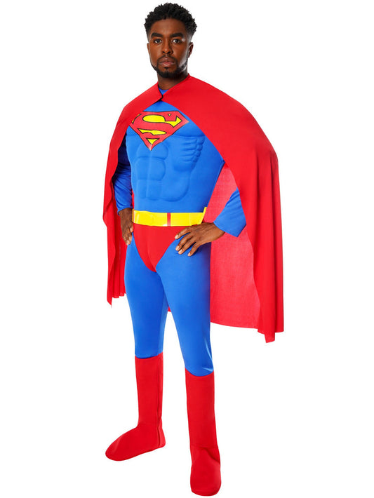 Adult Deluxe Musclechest Superman Costume