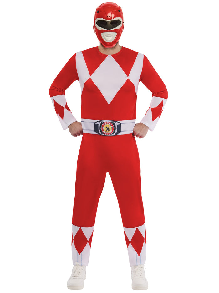 Adult Mighty Morphin Red Power Ranger Costume