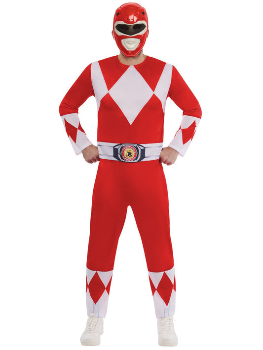 Adult Mighty Morphin Red Power Ranger Costume
