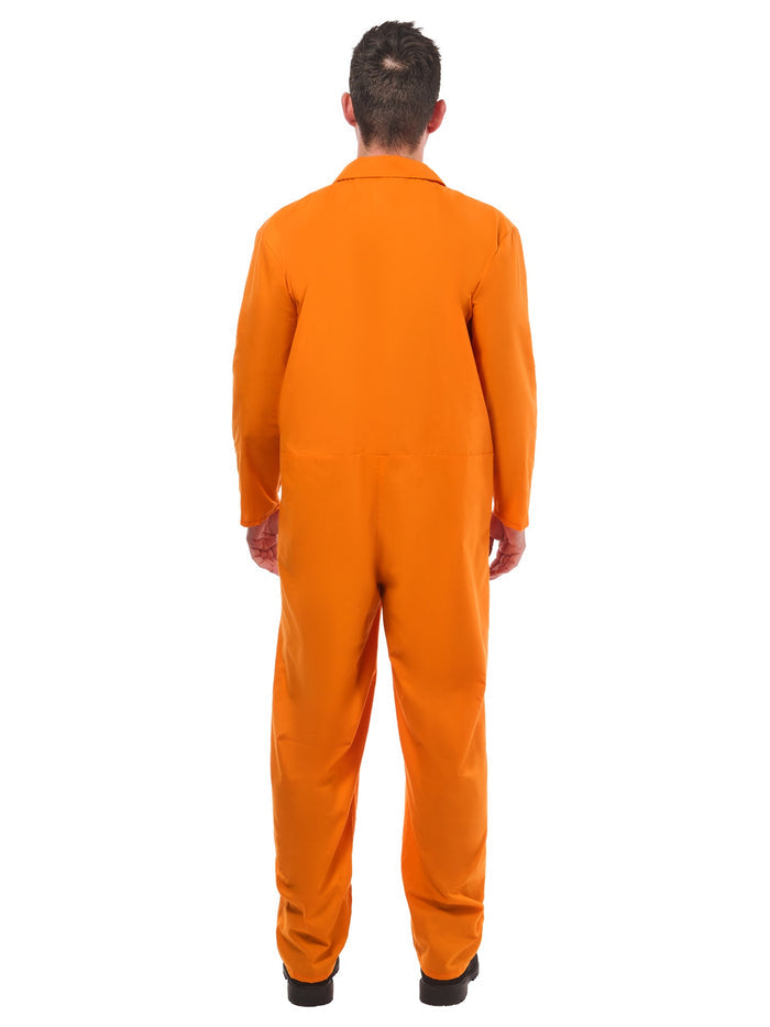 Adult Orange Convict Boiler Suit Costume