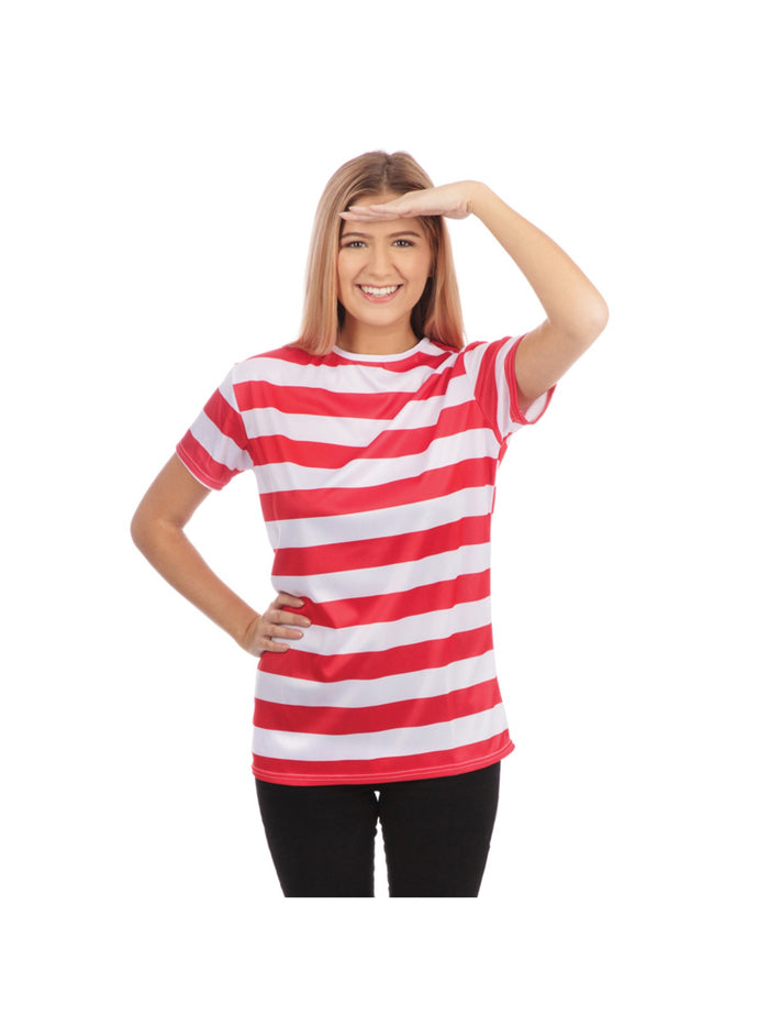 Adult Striped Shirt Ladies Costume