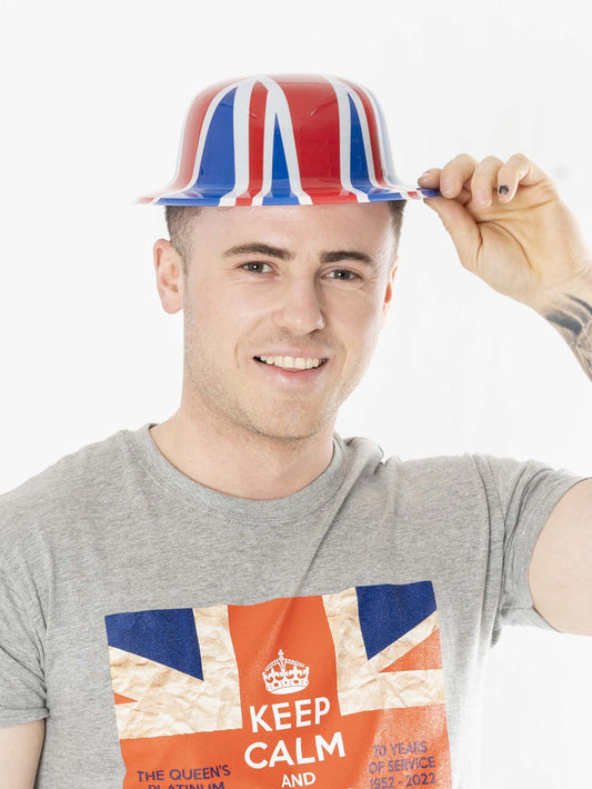 Adult Union Jack Bowler Hat