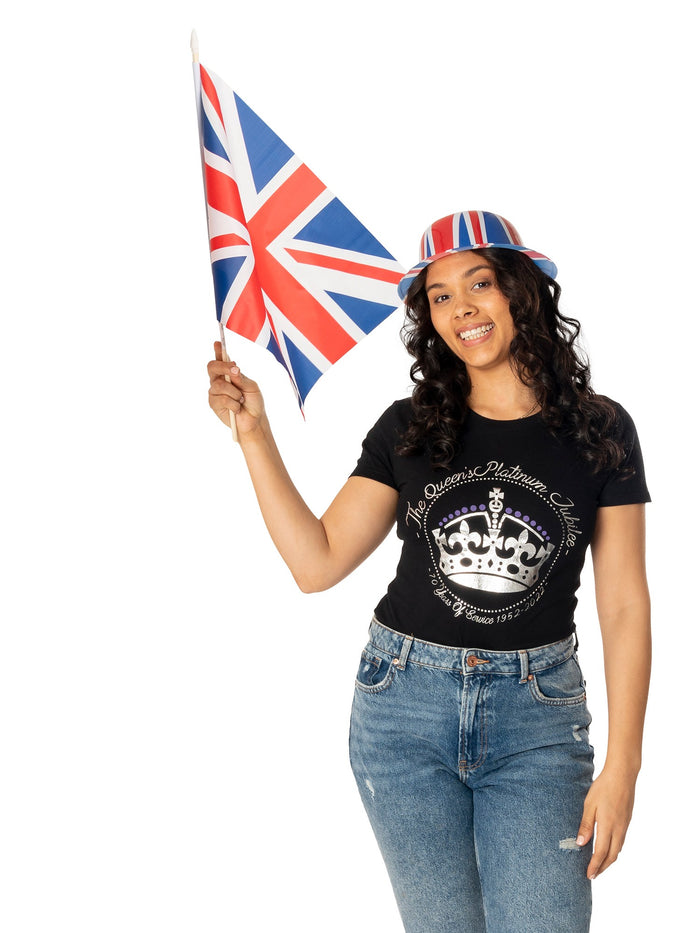 Adult Union Jack Bowler Hat