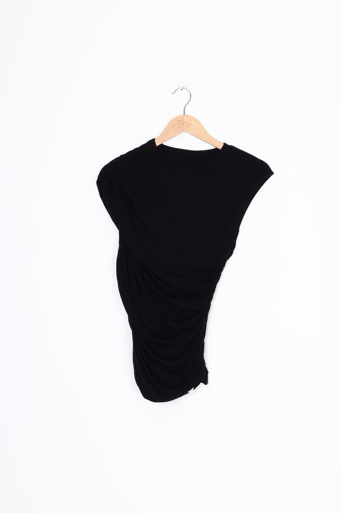 AGOLDE Womens Black Top Size M