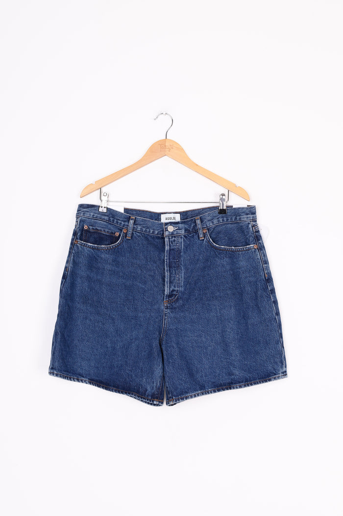 AGOLDE Womens Blue Shorts Size W 33