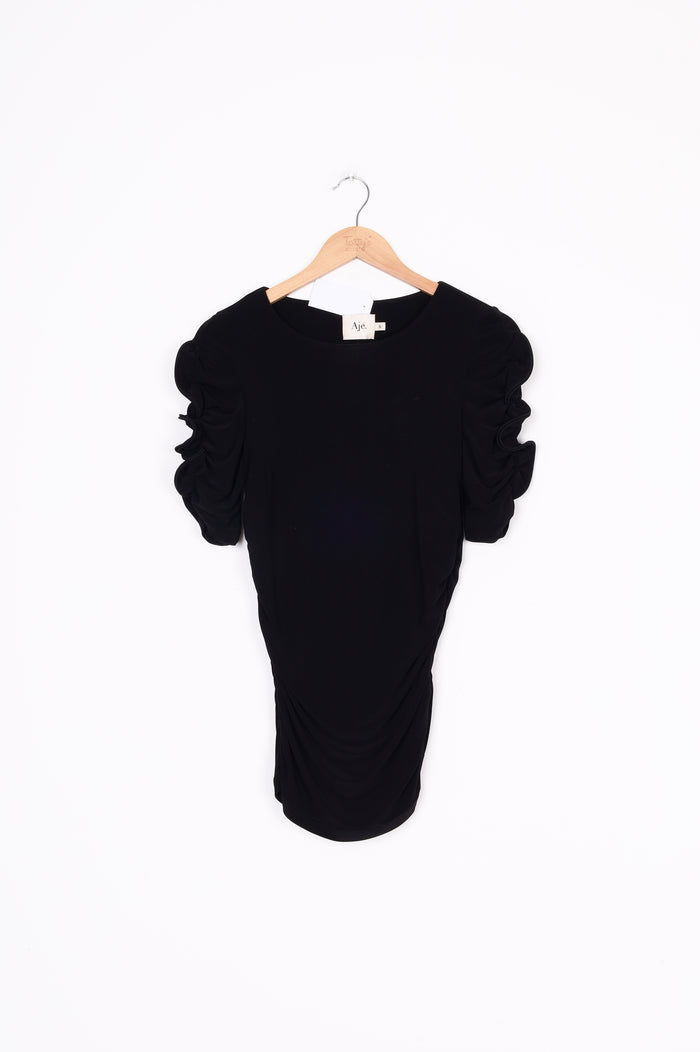 Aje Womens Black Top Size S