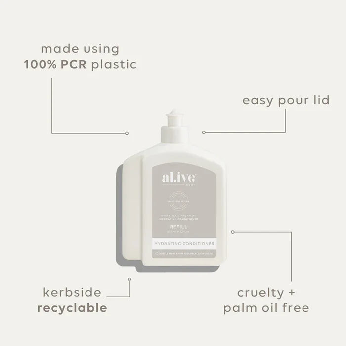 al.ive body White Tea & Argan Oil Conditioner Refill