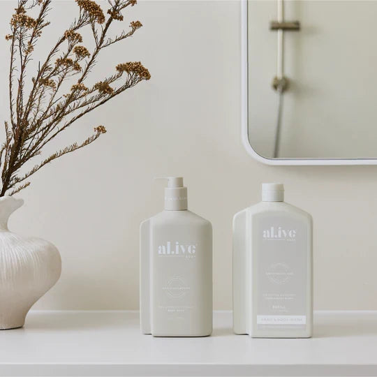 al.ive Hand & Body Wash  1L Wash Refill - Sea Cotton & Coconut