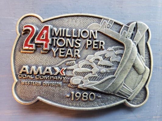 AMAX Coal Company belt buckle